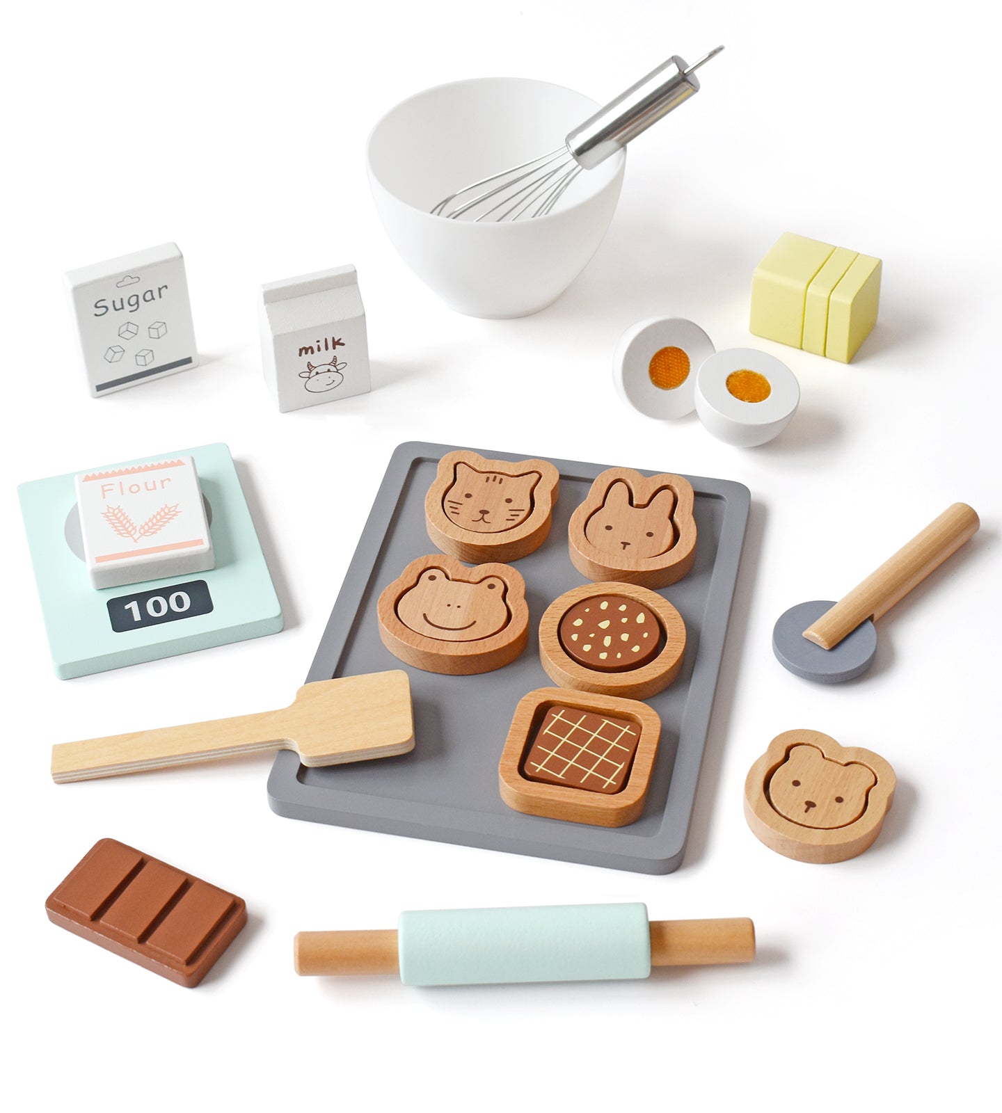 Wooden Toy Cookies and Baking Set – pairpeartoy