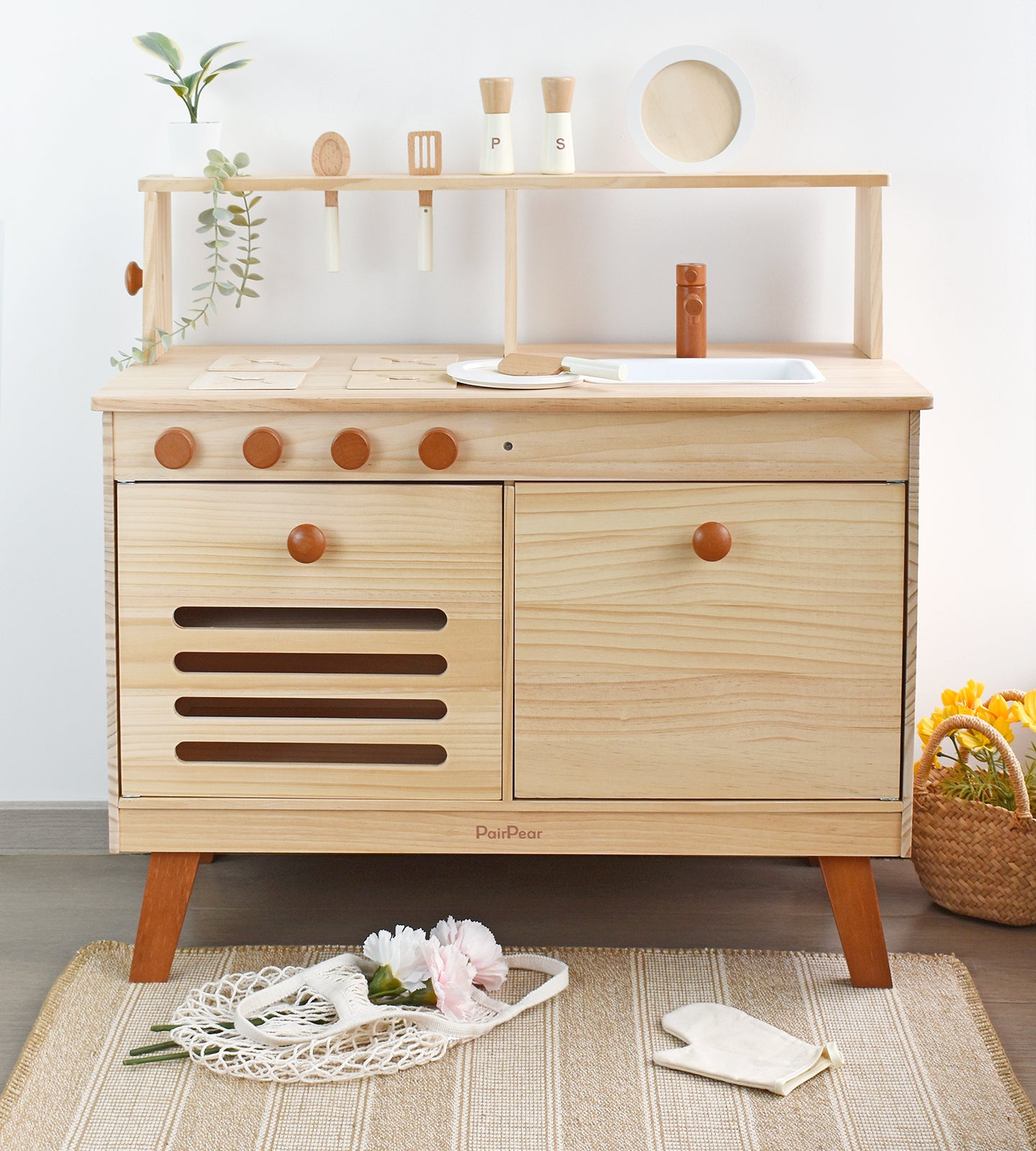 Wooden Toys Play Kitchen for Kids