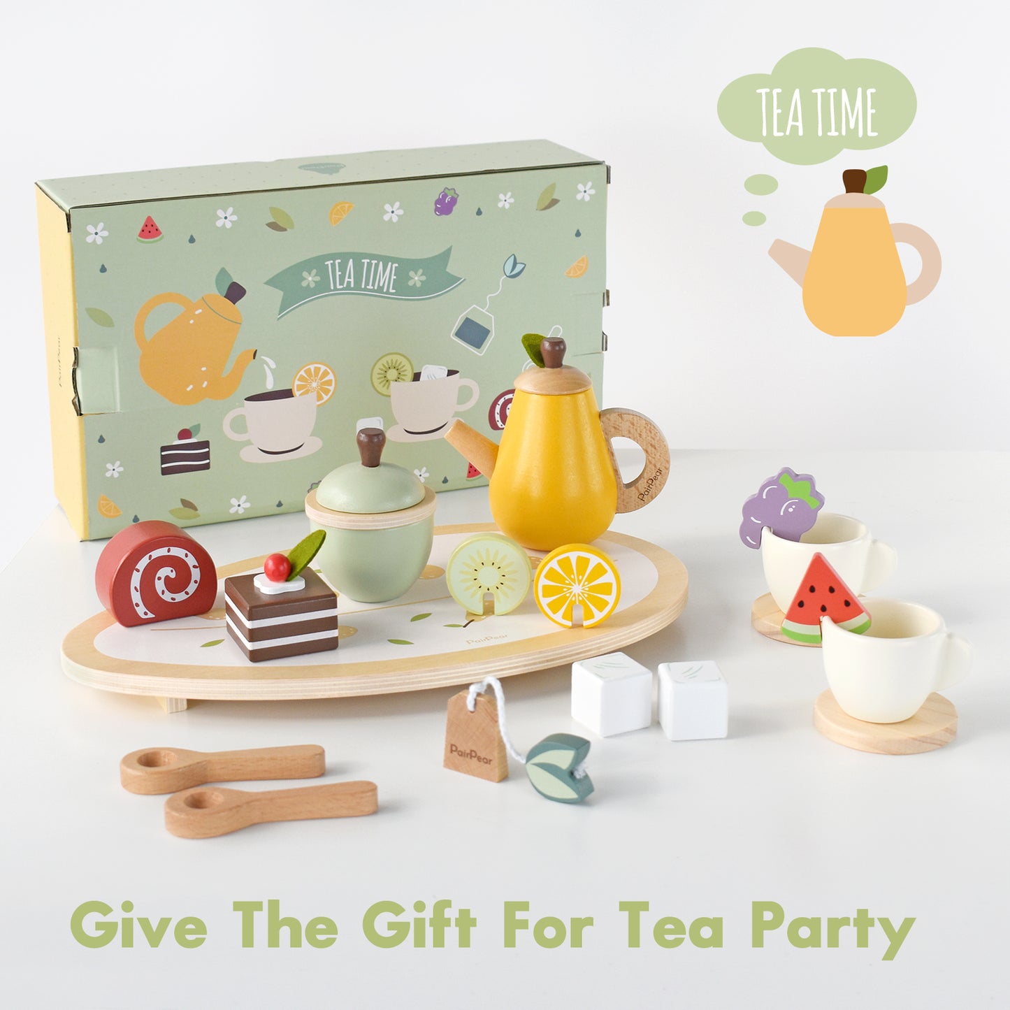 Wooden Toys Tea Party Set