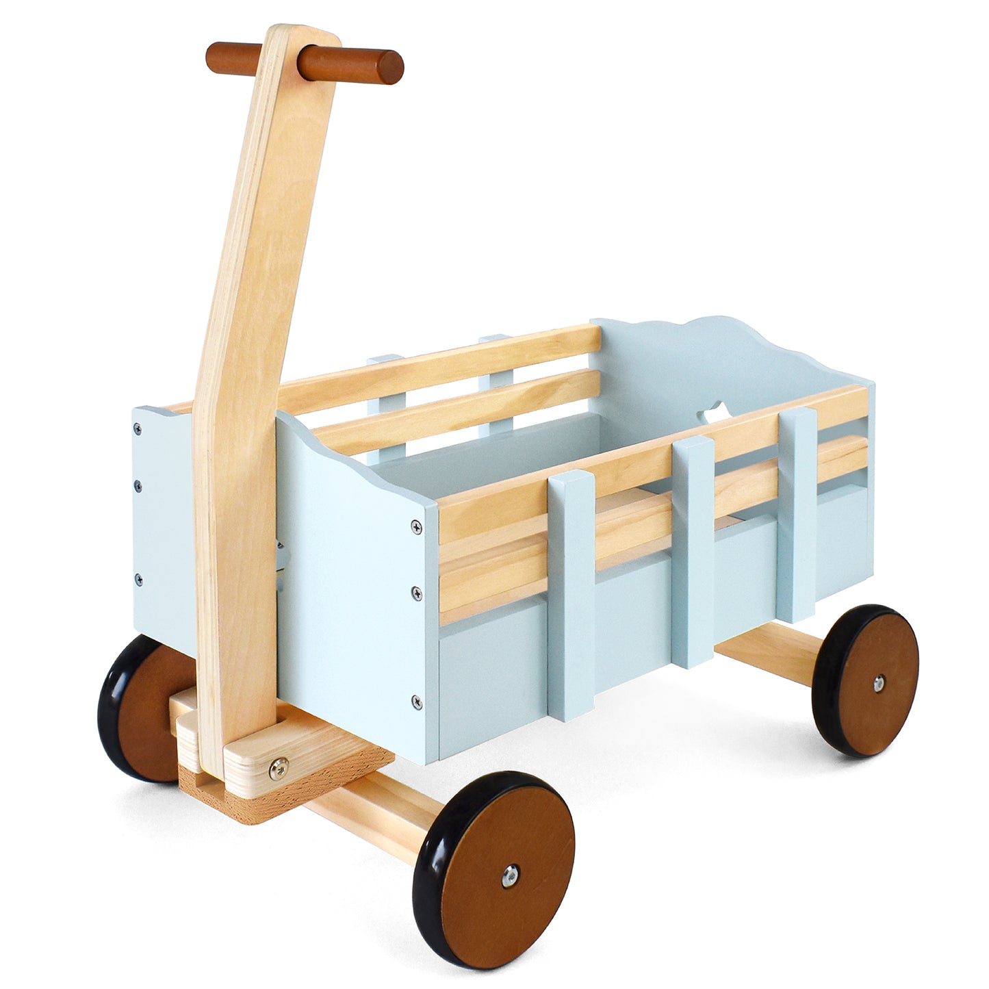 Wooden Toys Cargo Walker Cart Wagon Stroller