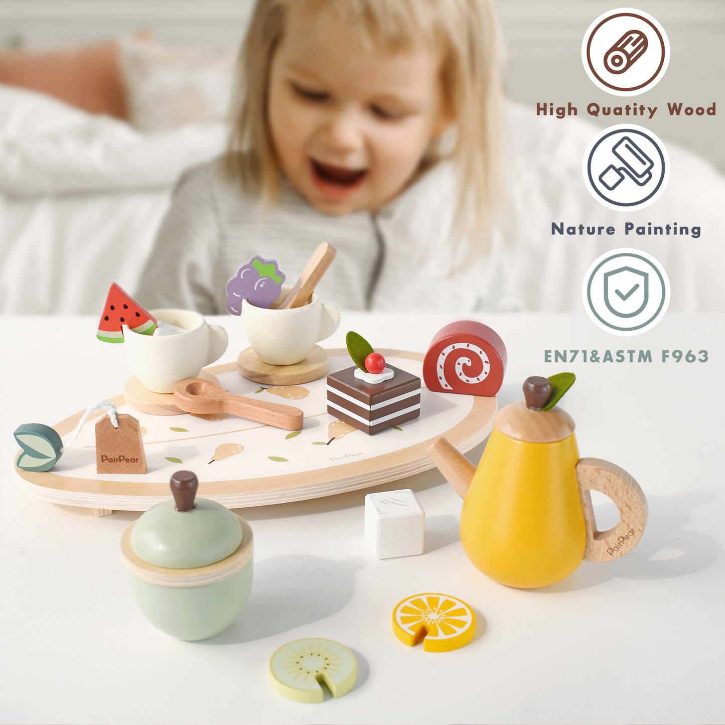 Wooden Toys Tea Party Set
