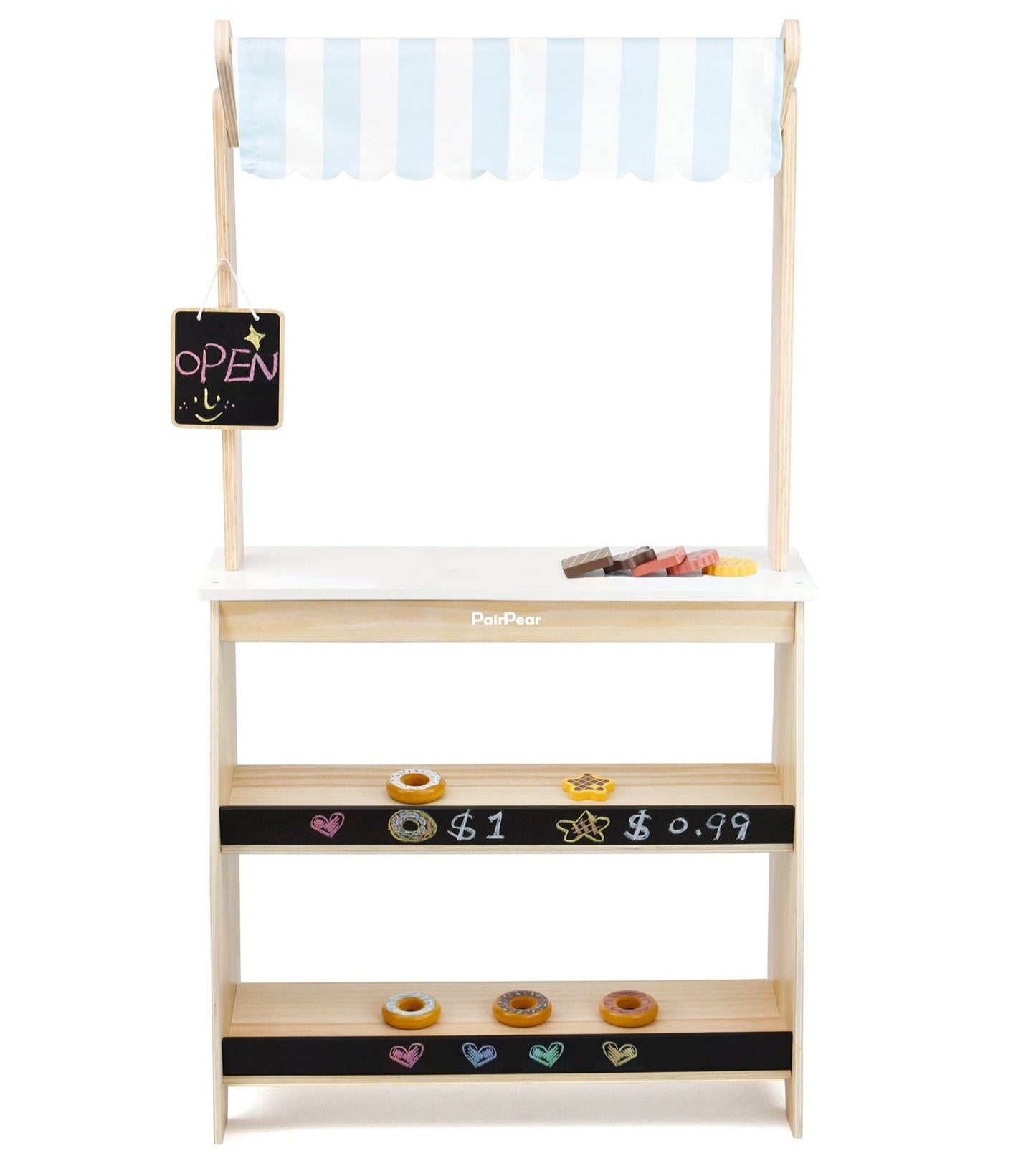 Wooden Grocery Store & Lemonade Stand for Kids