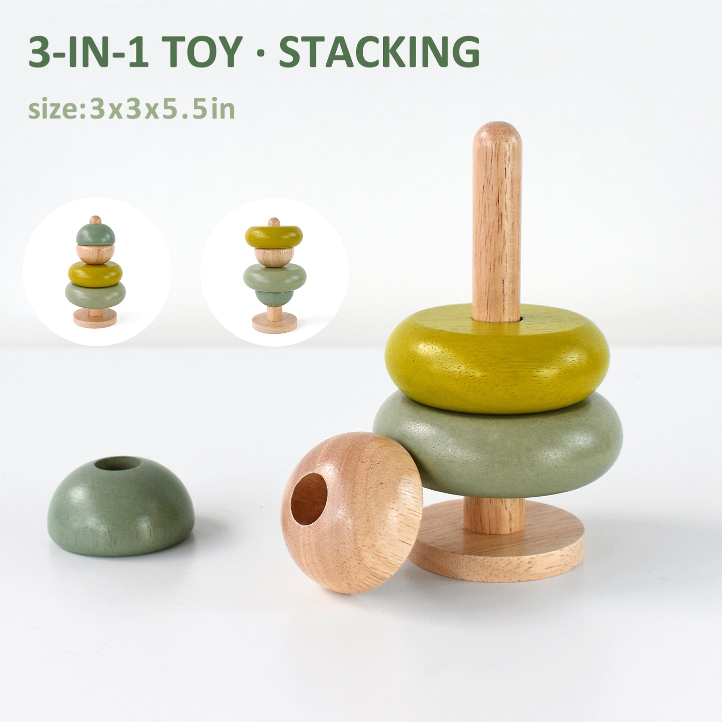 Wooden Toys Shape Sorter Cubes