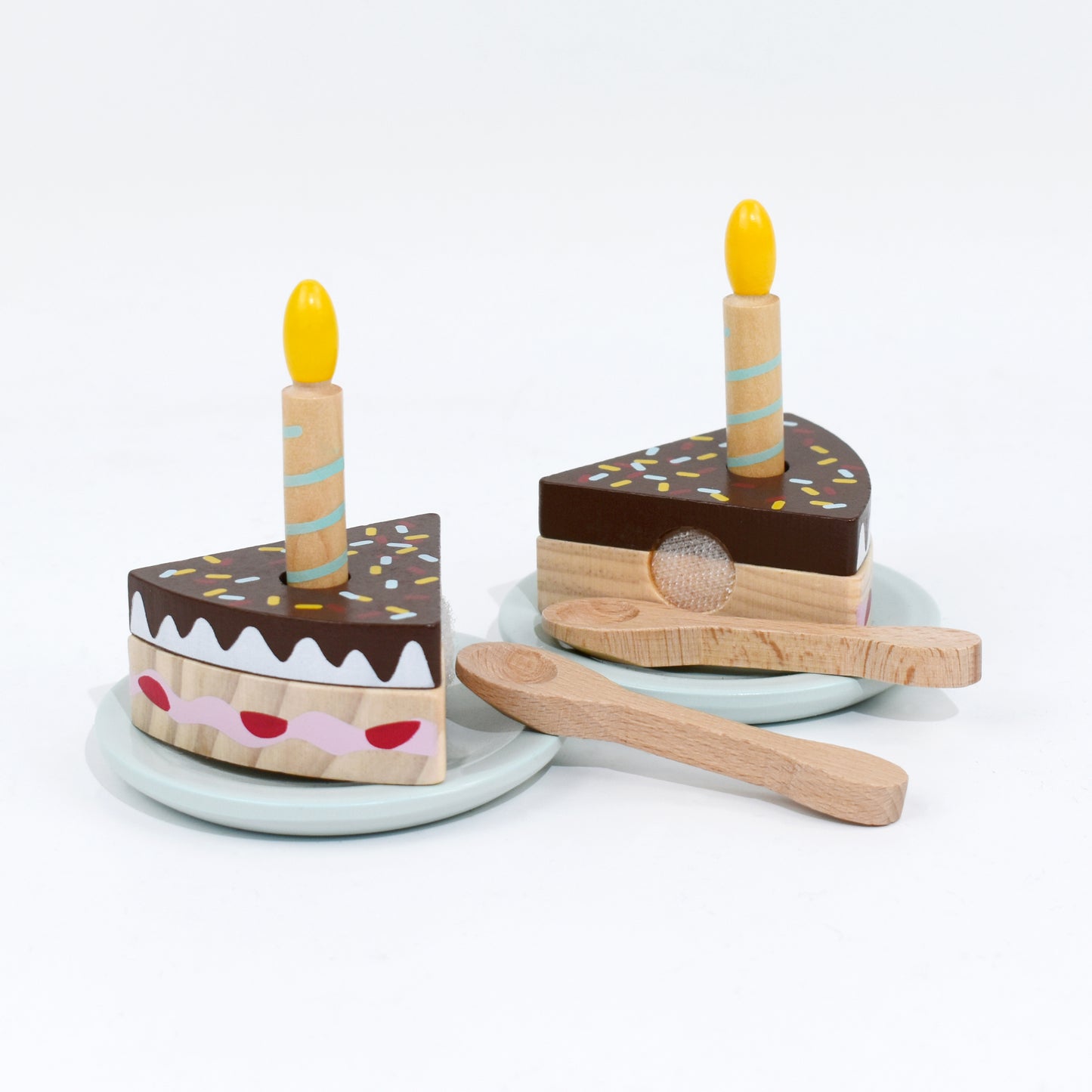 Wooden Birthday Party Cake